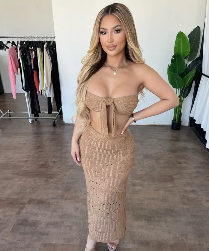 Dana 2 Piece Set(Taupe) sold by OOTDFash