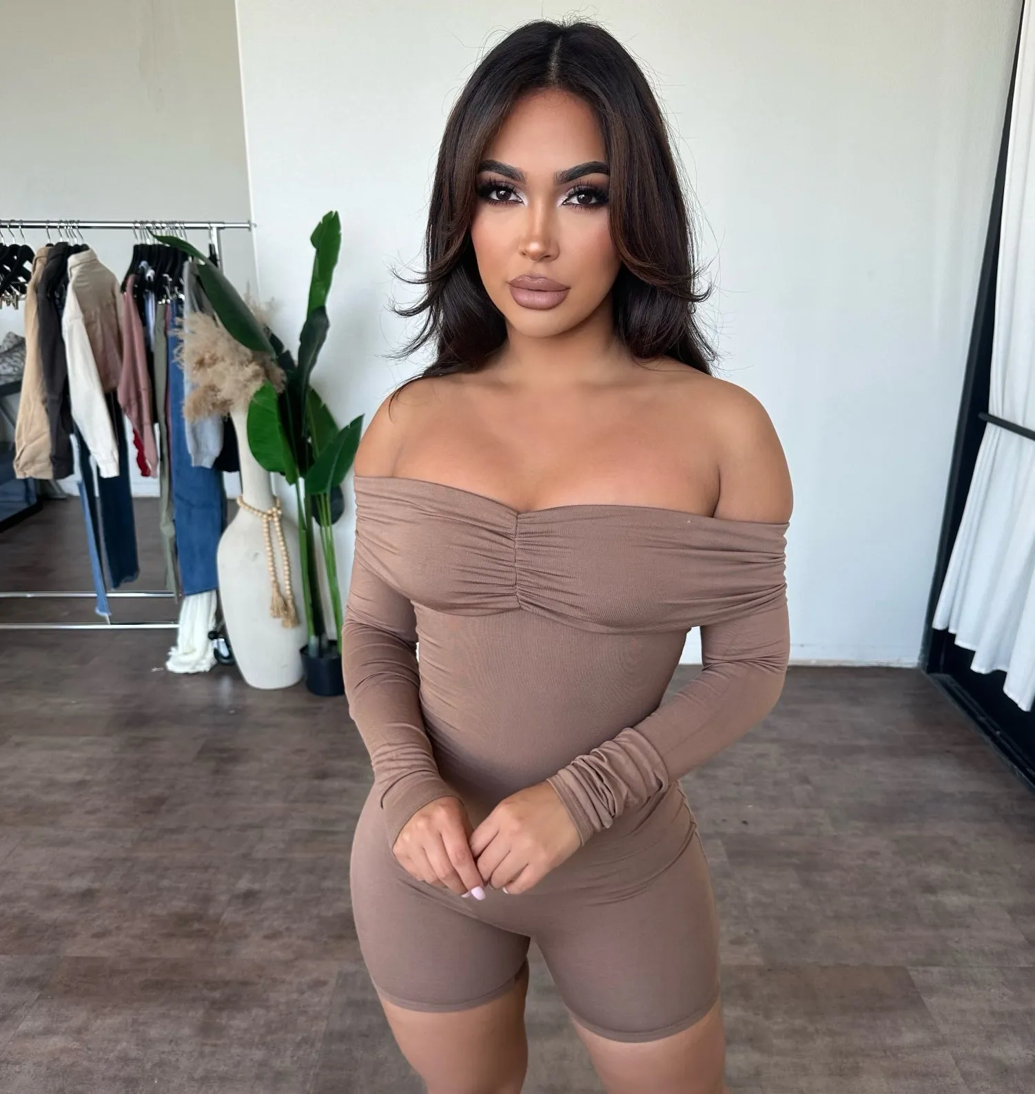 Eva Romper (Latte) sold by OOTDFash