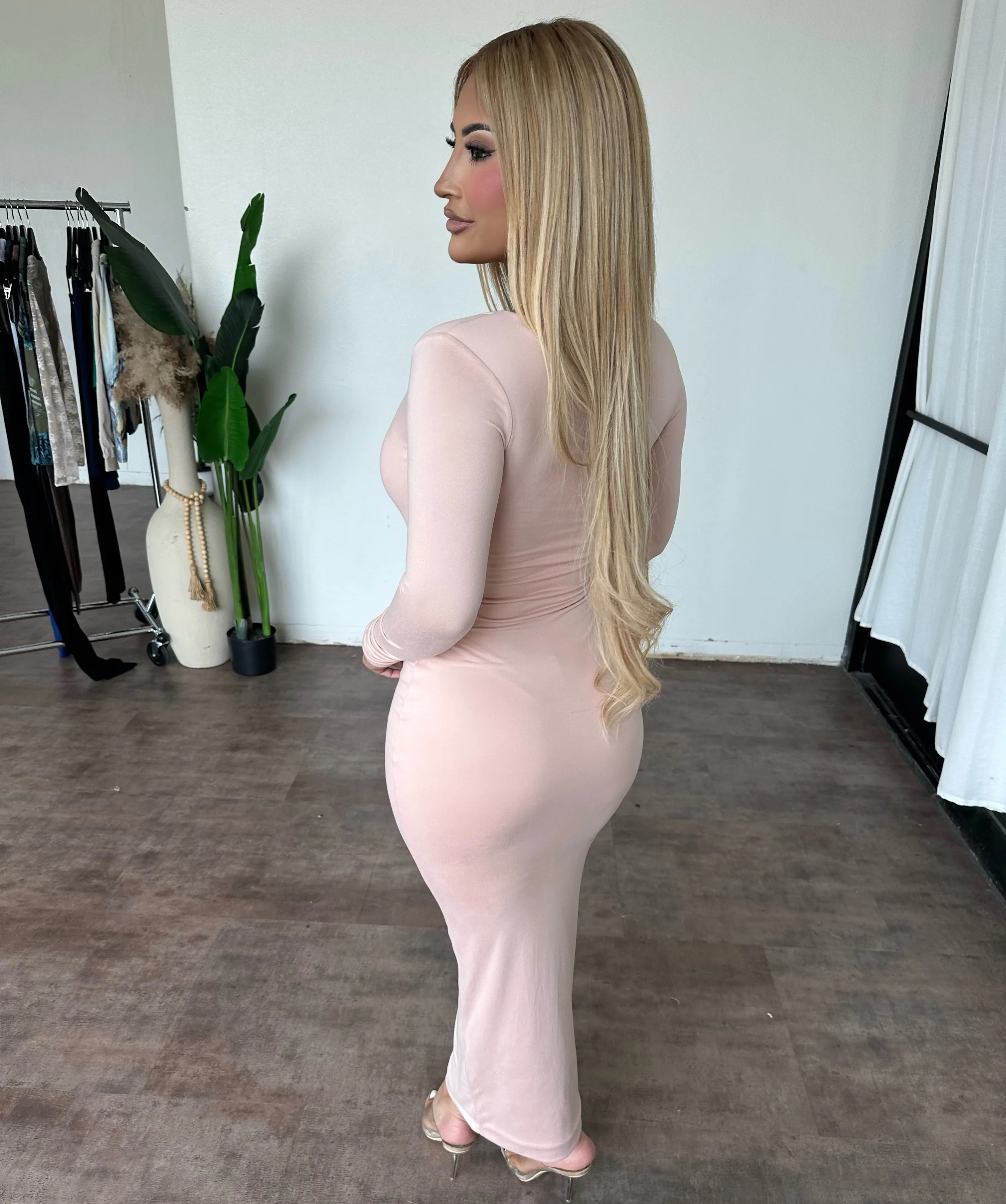 Olivia Dress (Nude) sold by OOTDFash product image thumbnail 2