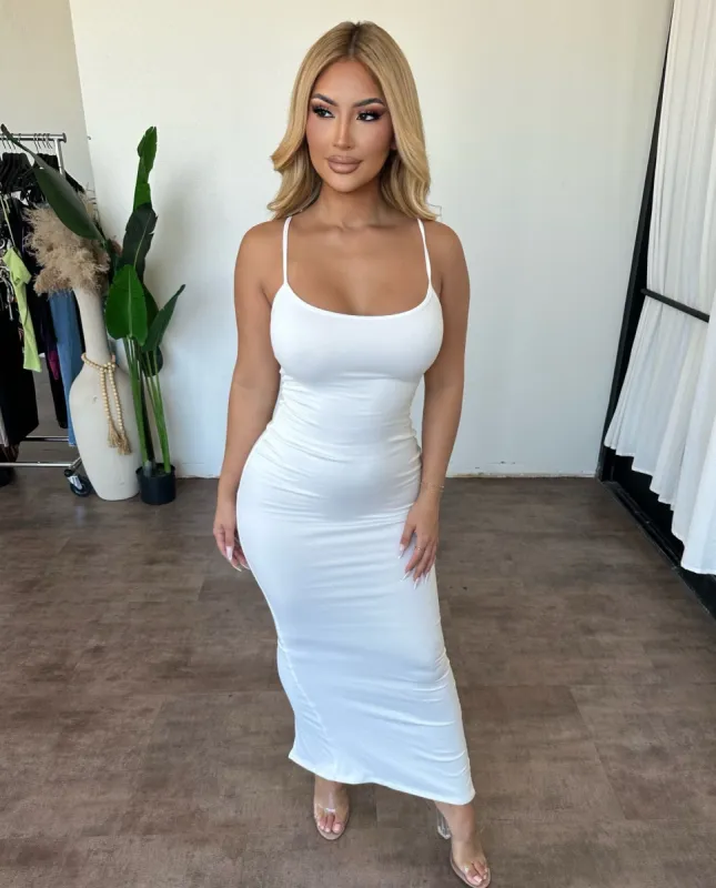 Regina Dress (Ivory) sold by OOTDFash