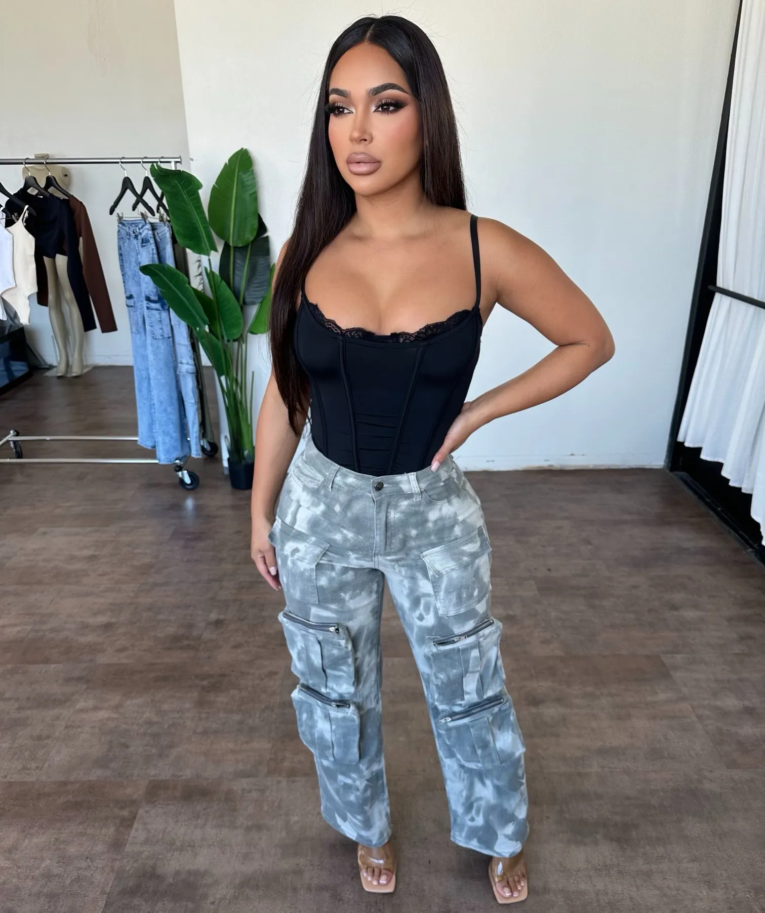 Jerry Cargo Pants(Grey) sold by OOTDFash