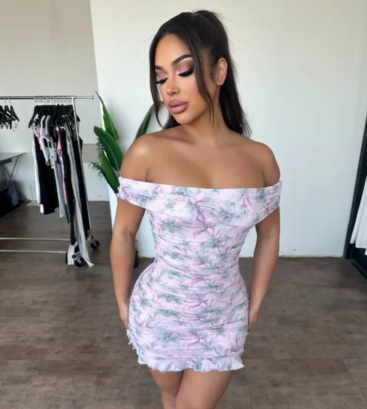 Hailey Dress (Pink) sold by OOTDFash