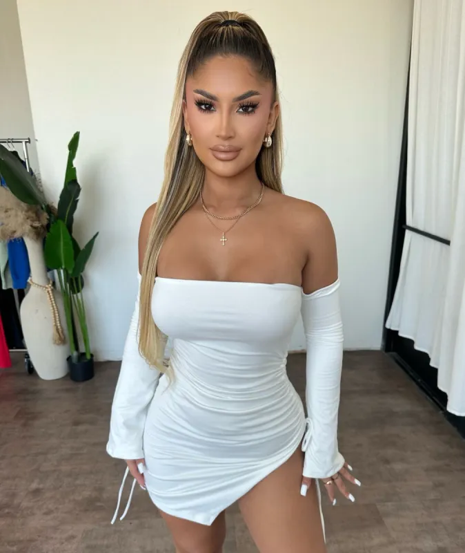 Dora Dress (White) sold by OOTDFash