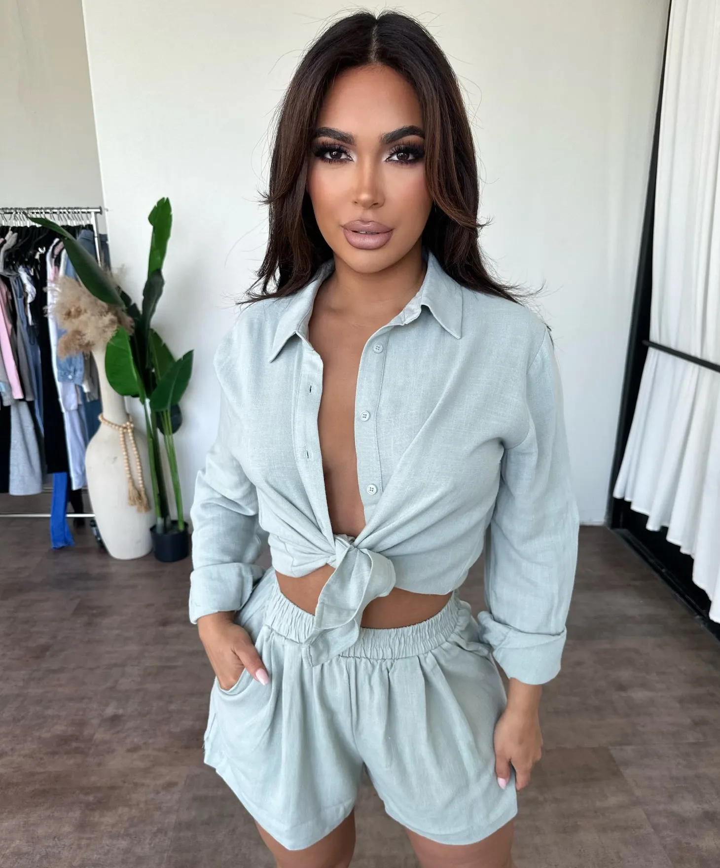 Gigi Set (Sage) sold by OOTDFash