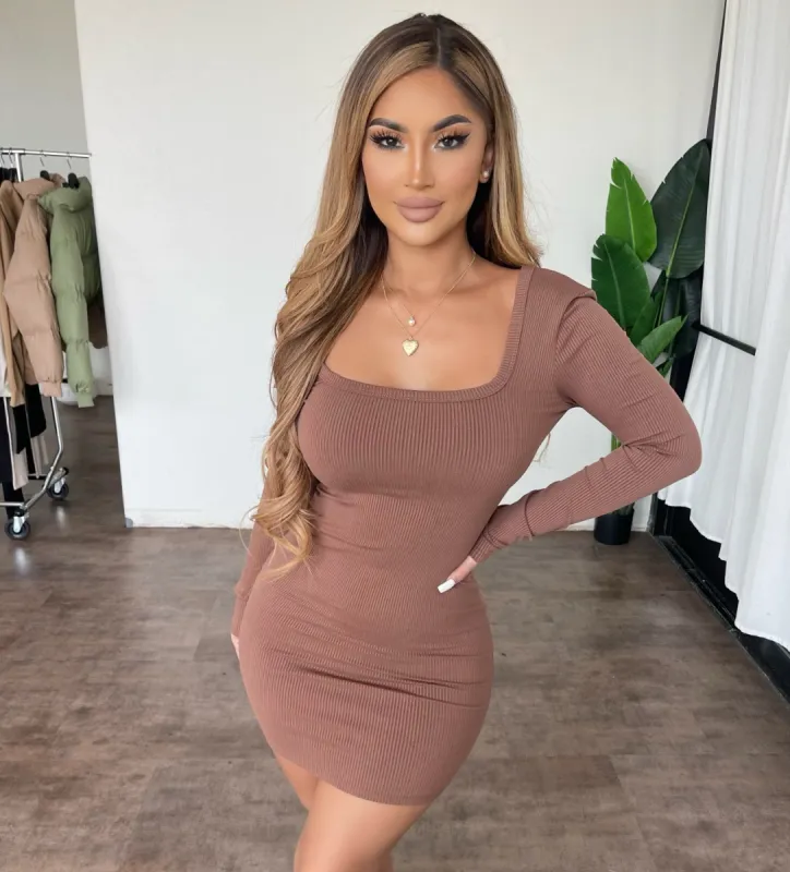 Yazmine Dress(Taupe) sold by OOTDFash