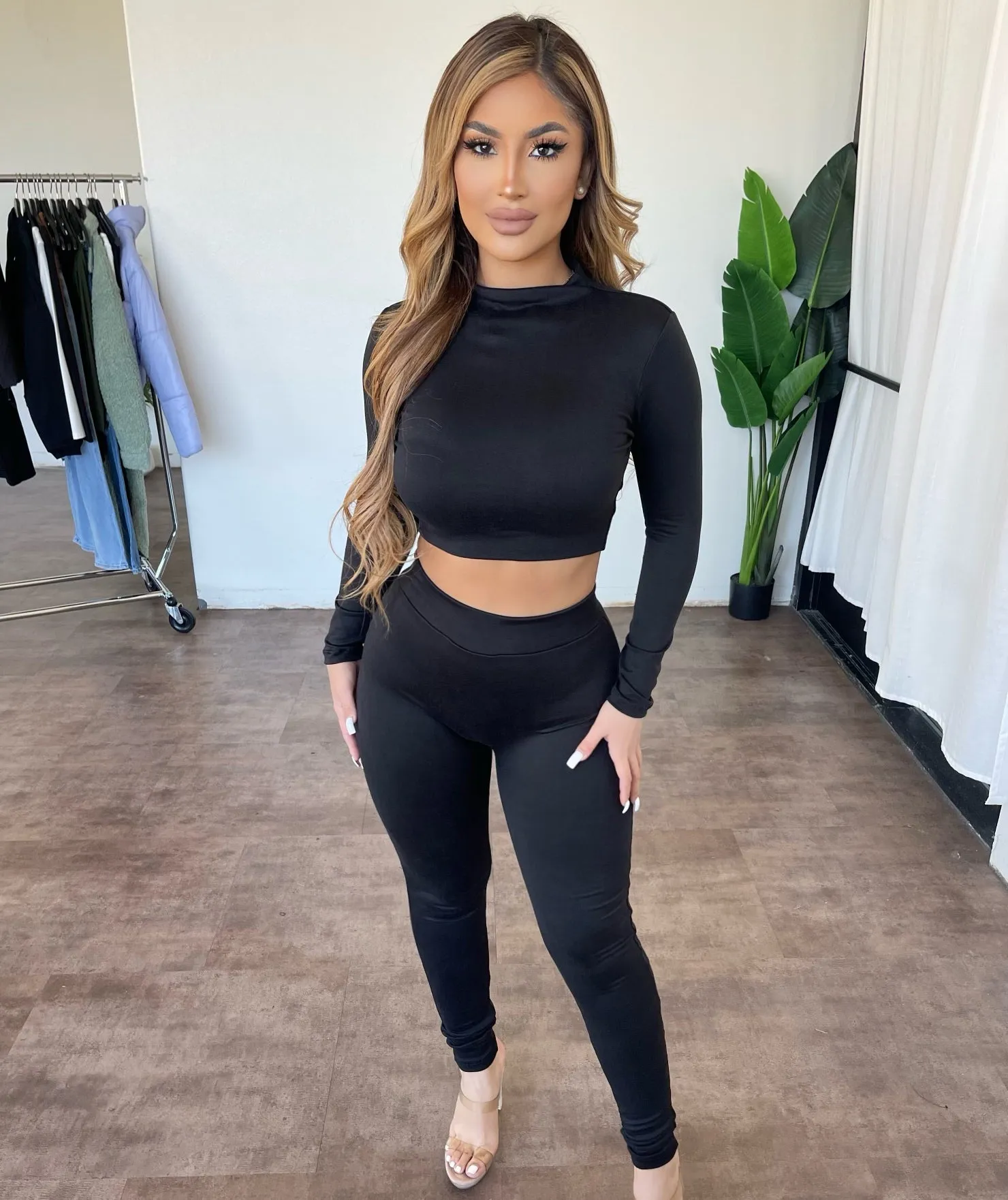 Brianda 2 Piece Set(Black) sold by OOTDFash