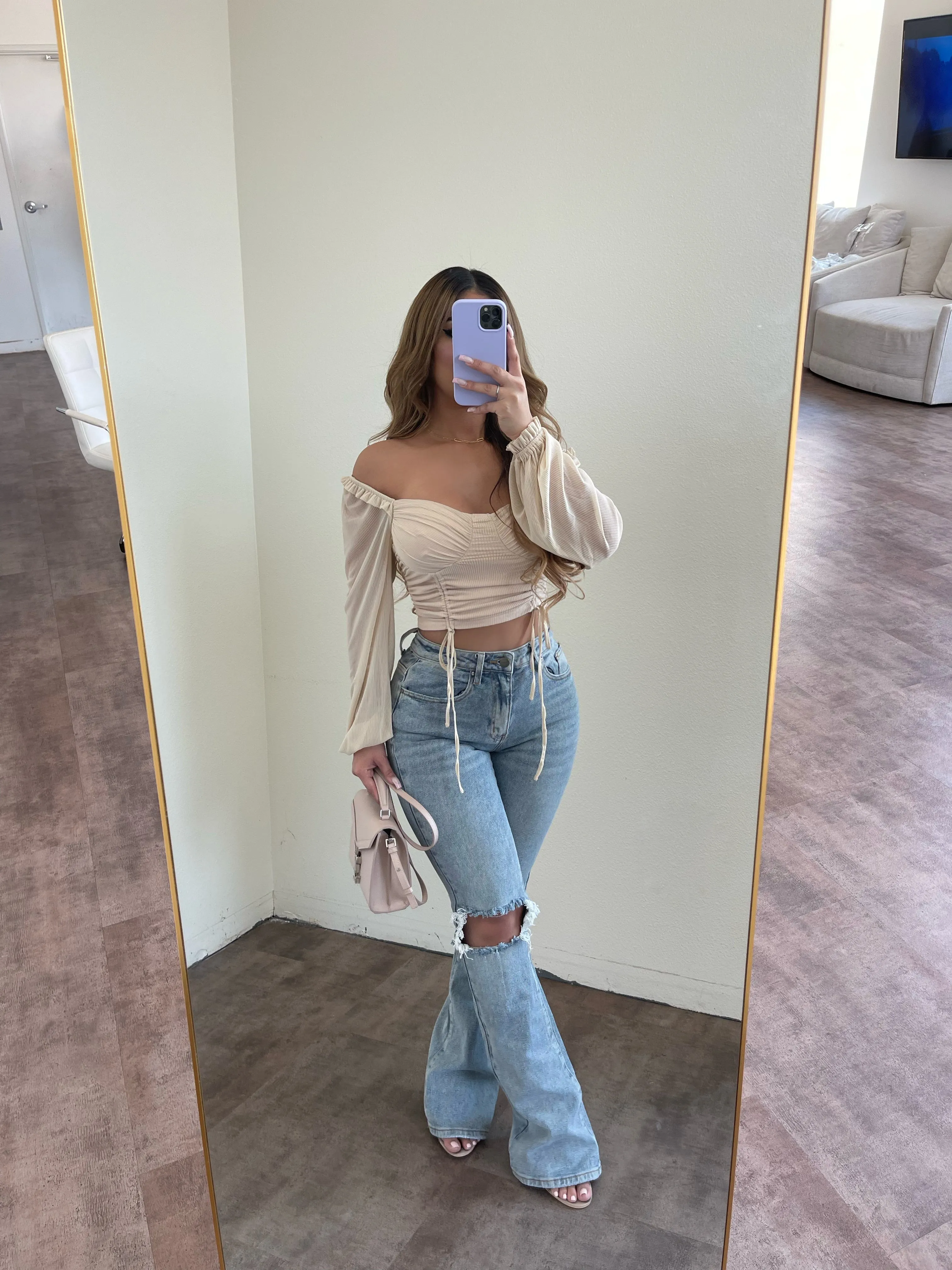 Edith Top(Cream) sold by OOTDFash product image thumbnail 2