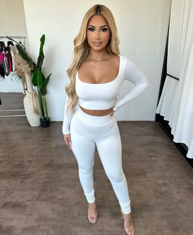 Ellen Set (White) sold by OOTDFash