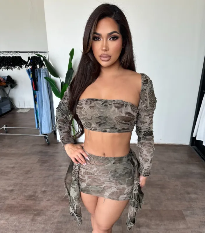 Chelly Set(Olive) sold by OOTDFash