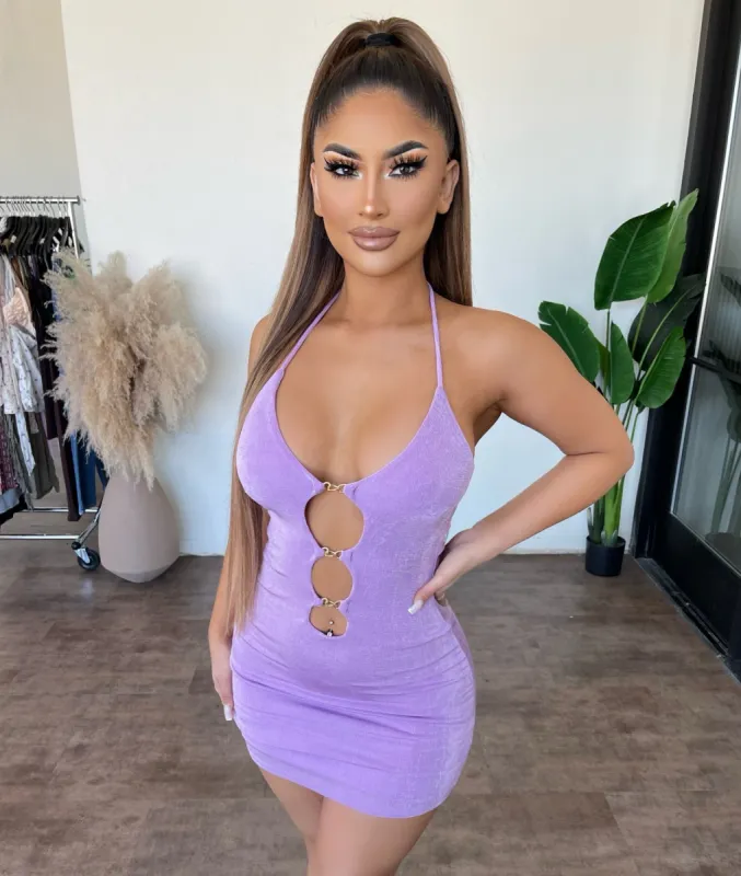 Hilda Halter Dress(Lavender) sold by OOTDFash