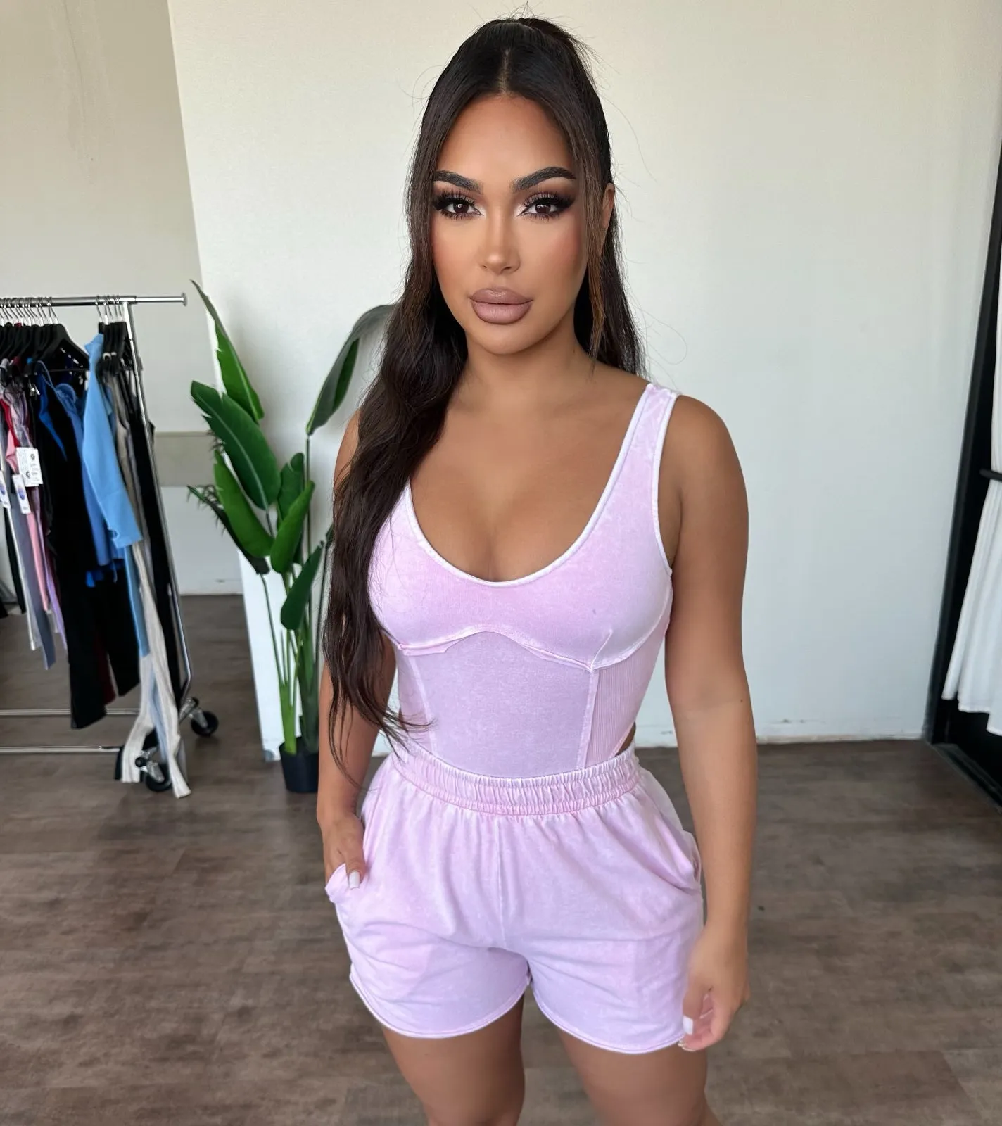 Tilly Set(Barbie Pink) sold by OOTDFash