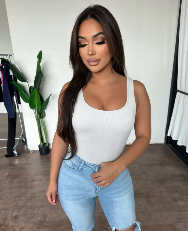 Cassy Classic Top (Pale Grey) sold by OOTDFash