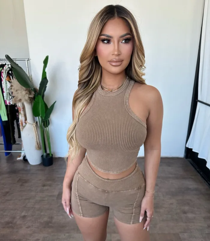 Giselle Set (Sand) sold by OOTDFash