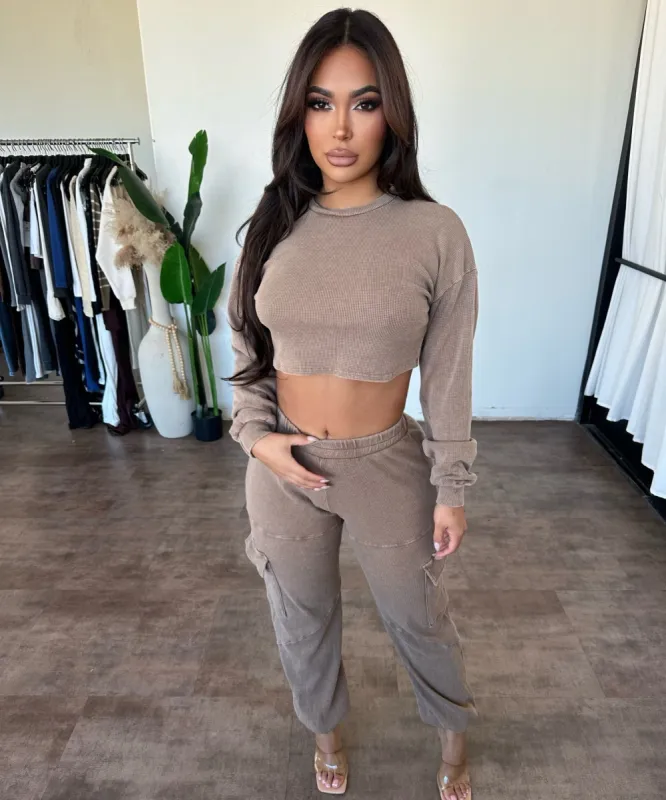 Zendy Set (Mocha) sold by OOTDFash