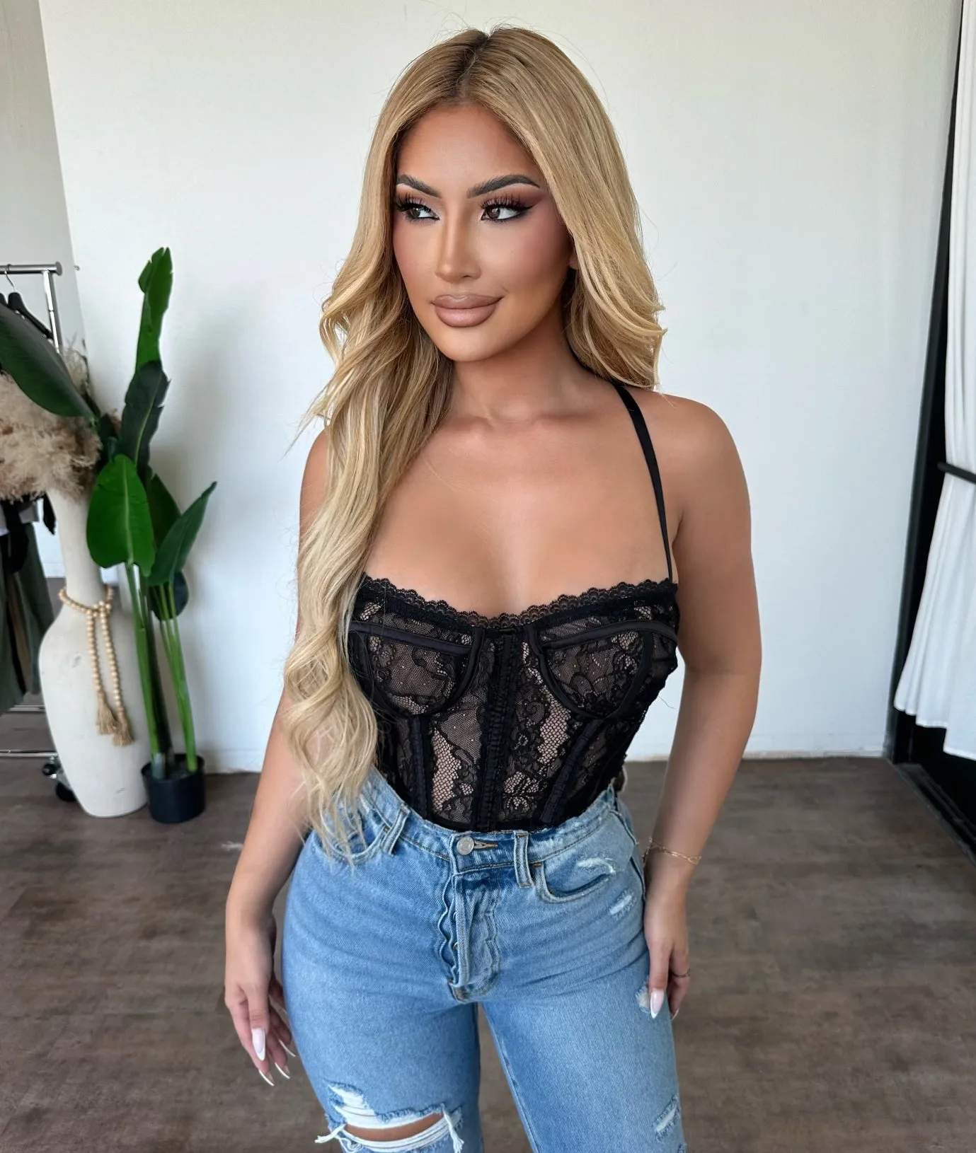 Averie top (Black) sold by OOTDFash