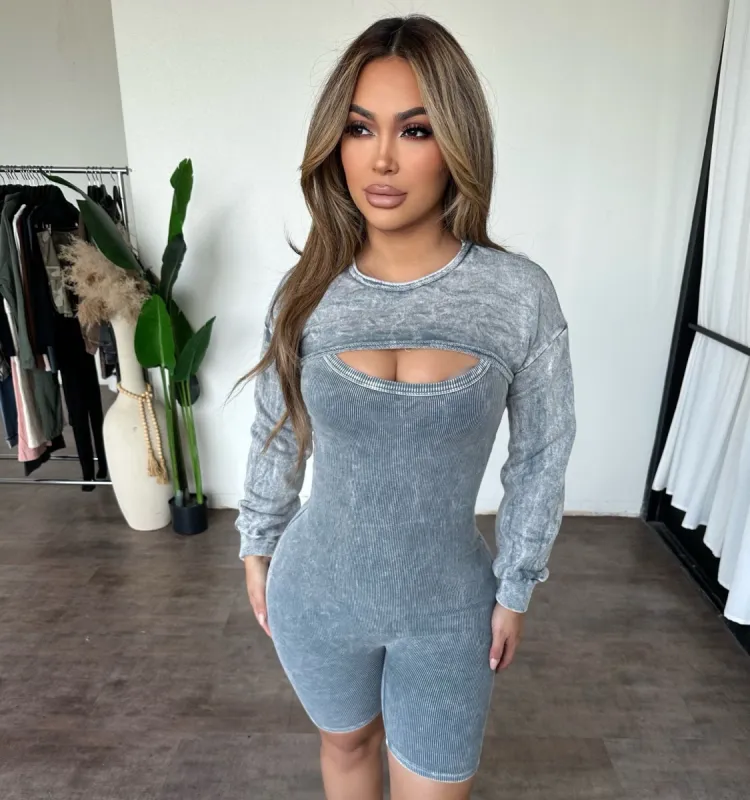 Clover Set (Blue Grey) sold by OOTDFash