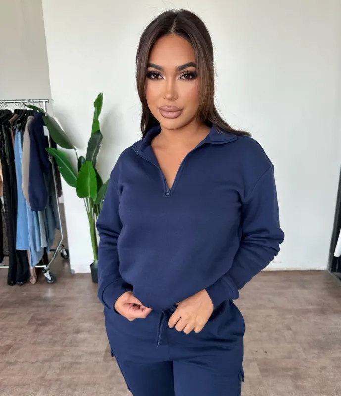 Kailey Sweater (Navy) sold by OOTDFash