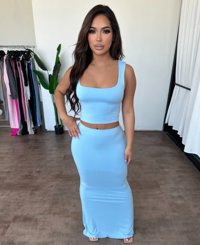 Jessica Set (Light Blue) sold by OOTDFash