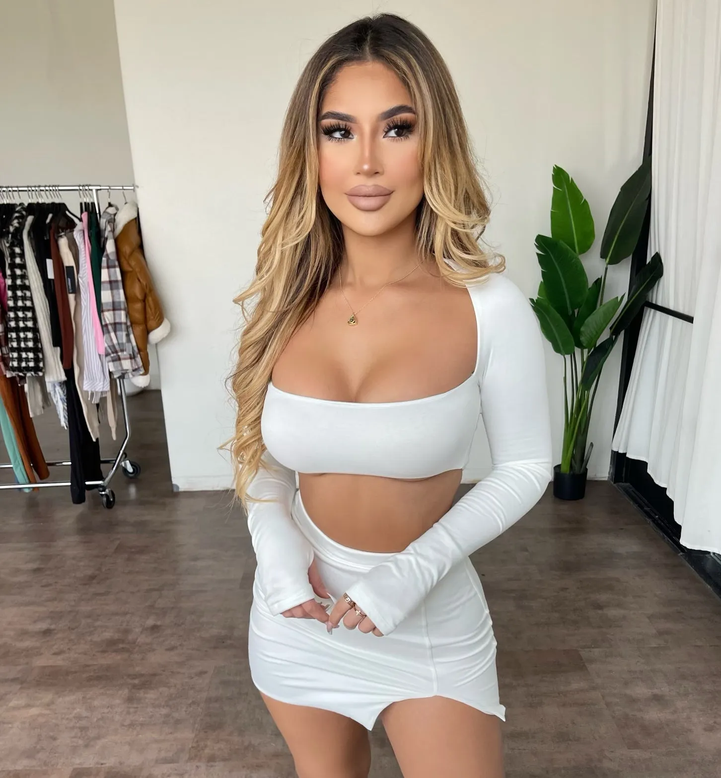 Senia 2 Piece Set(White) sold by OOTDFash