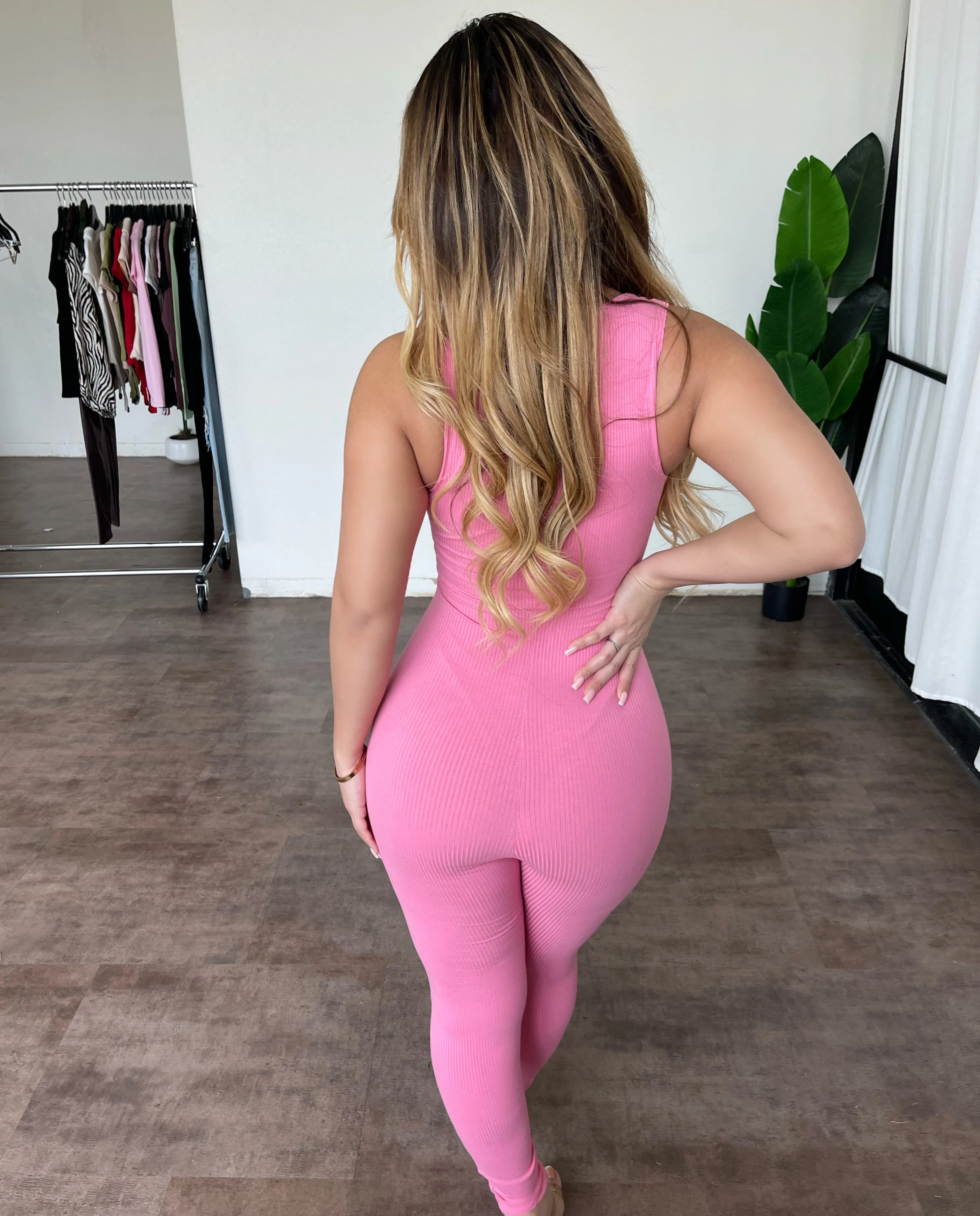 Yolanda Tank Jumpsuit(Pink) sold by OOTDFash product image thumbnail 2