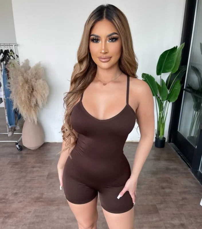 Andrea Jumpsuit (Brownie) sold by OOTDFash