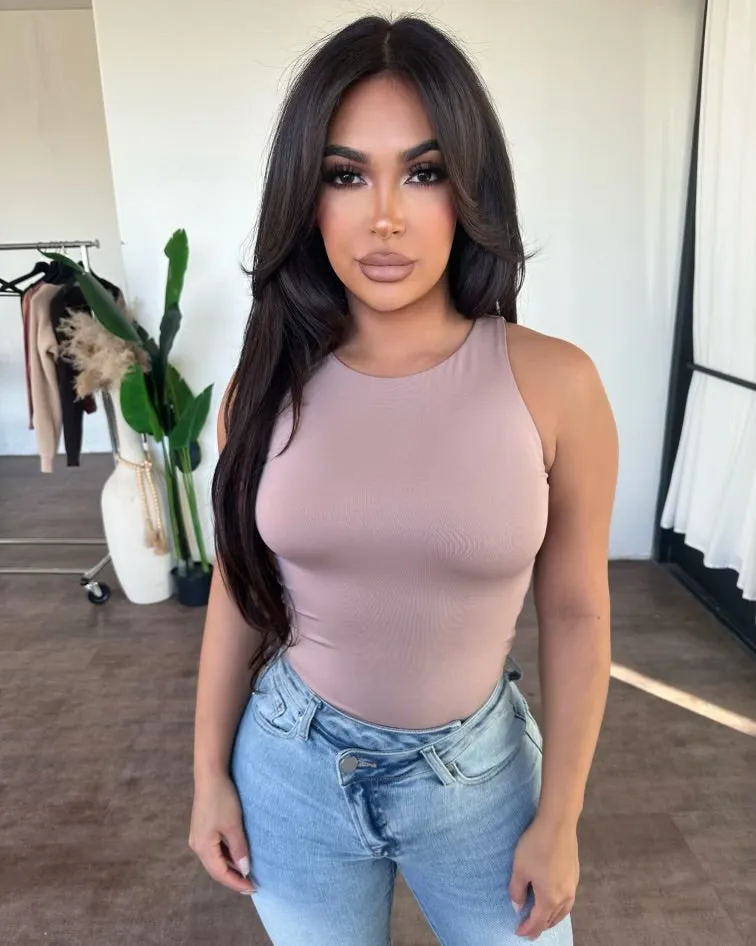 Viviana Bodysuit (LT Mauve) sold by OOTDFash