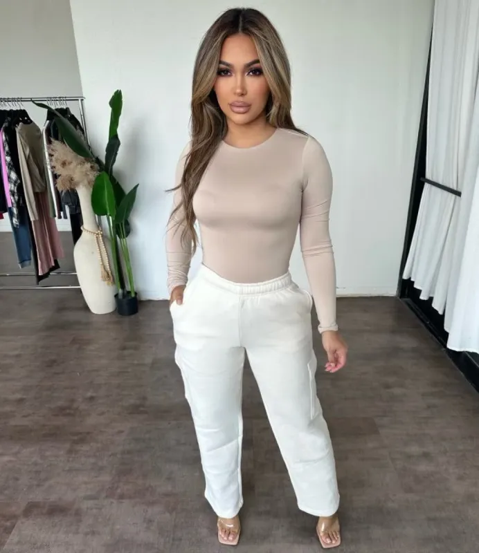 Hana Sweatpants (Ecru) sold by OOTDFash