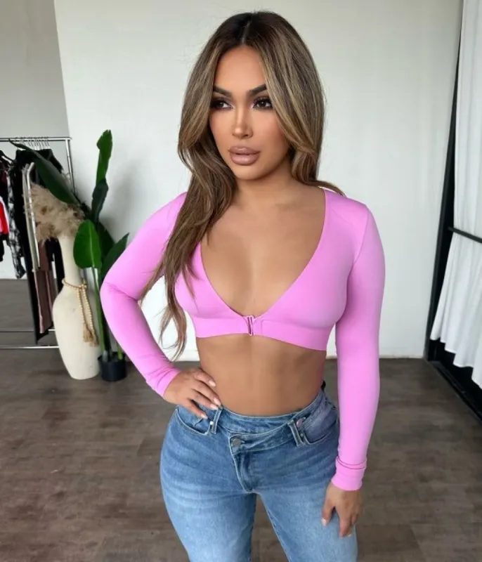 Samira Top (Pink) sold by OOTDFash