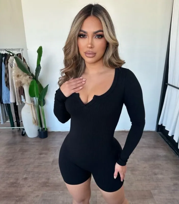 Bibiana Romper (Black) sold by OOTDFash