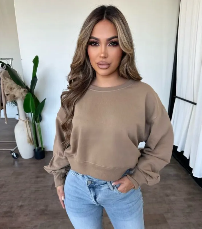 Greta Sweater (Mocha) sold by OOTDFash