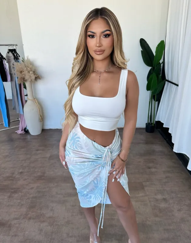 Diana Skirt (Aqua Blue) sold by OOTDFash