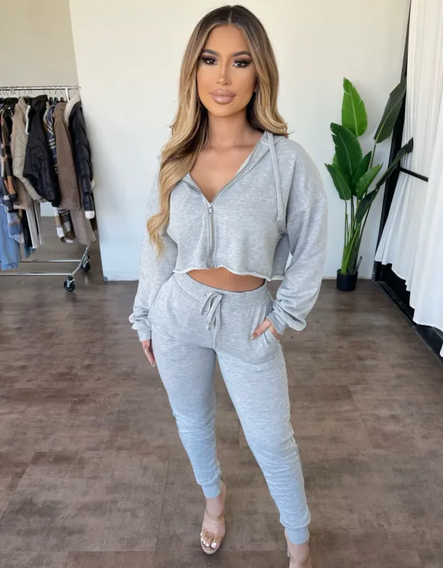 Victoria Joggers(Heather Grey) sold by OOTDFash