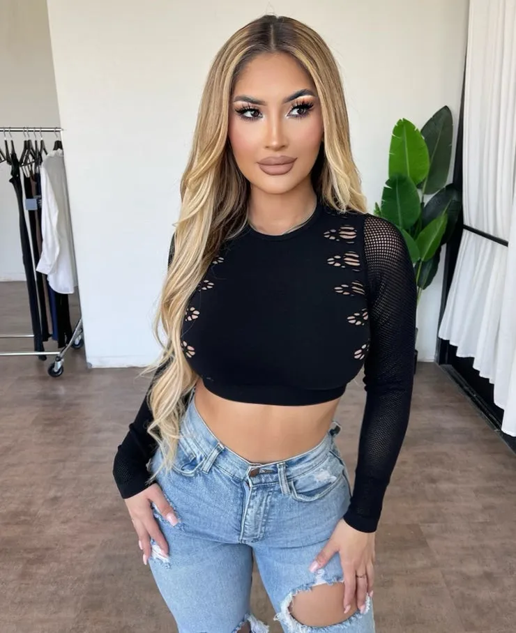 Chloe Top(Black) sold by OOTDFash