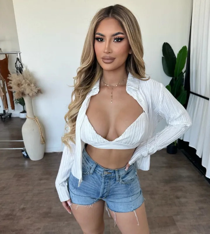 Rosalie Two Piece Top(White) sold by OOTDFash