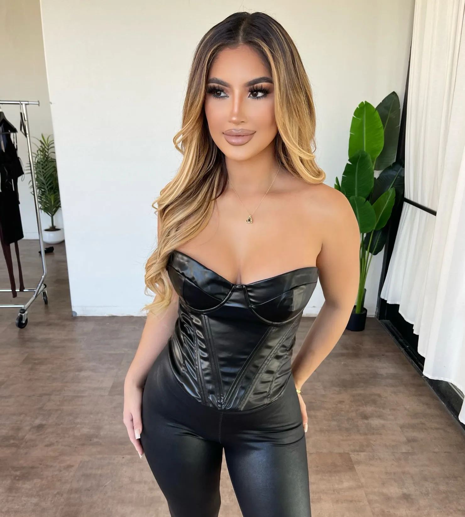 Gina Bustier Top(Black) sold by OOTDFash