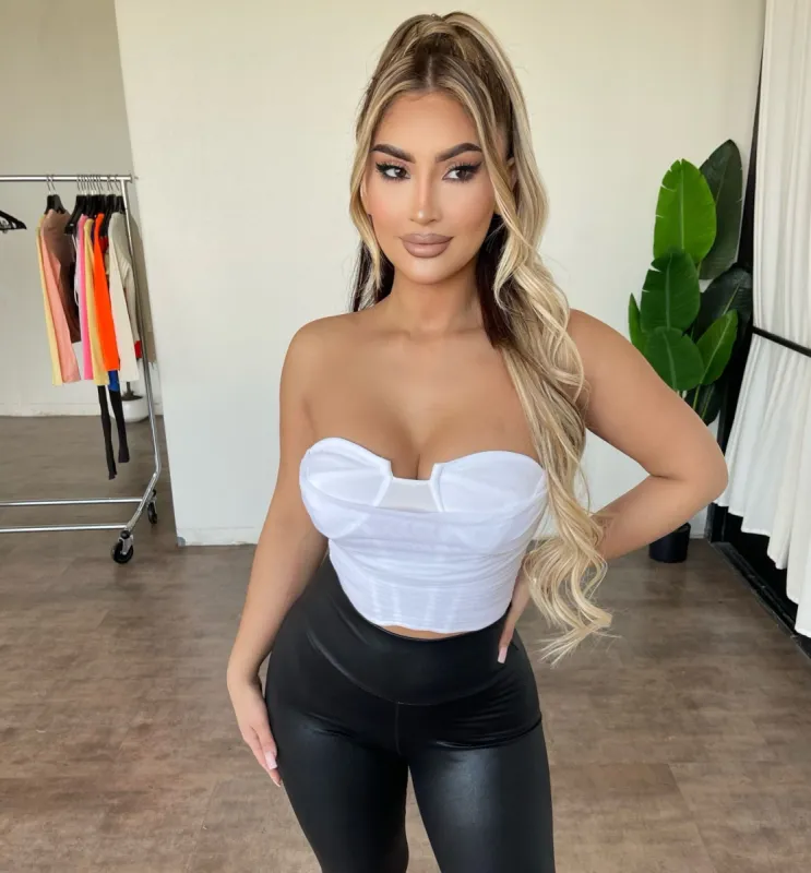 Kendra Top(White) sold by OOTDFash