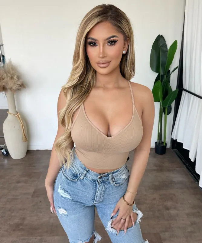 Annemi Top (Light Mocha) sold by OOTDFash