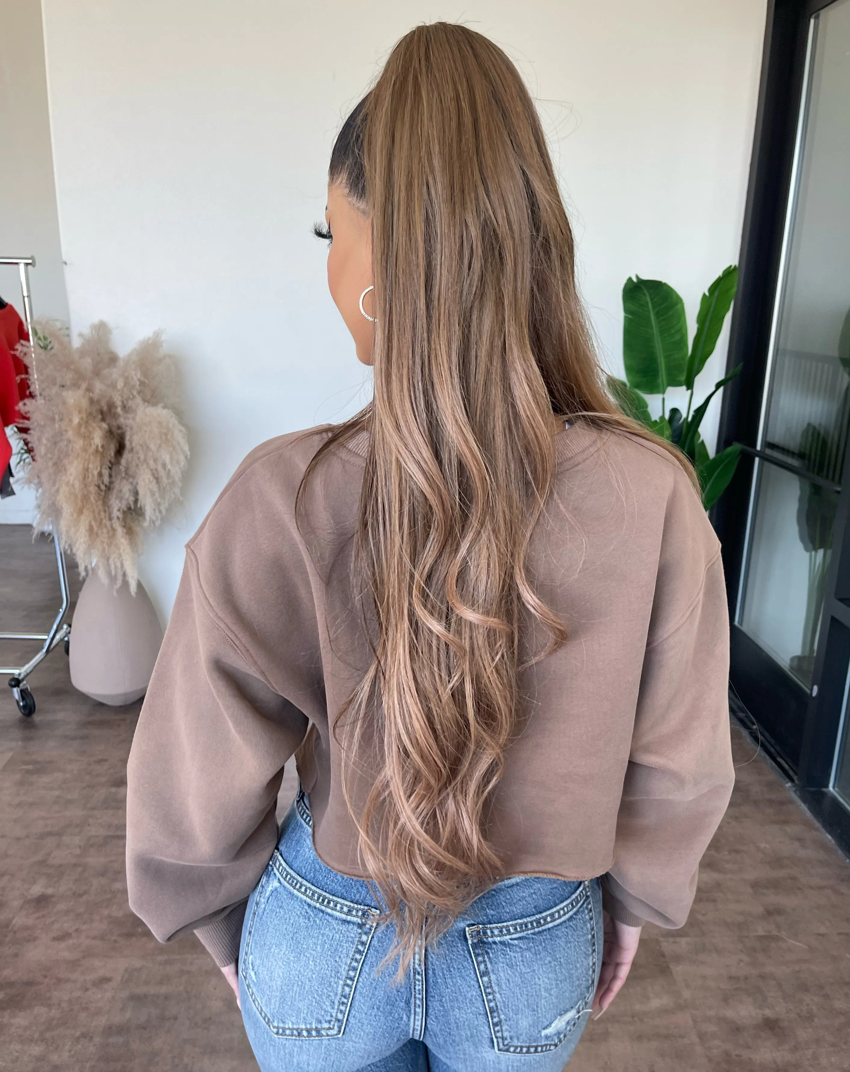 Billy Cropped Sweater Top(Coffee) sold by OOTDFash product image thumbnail 2