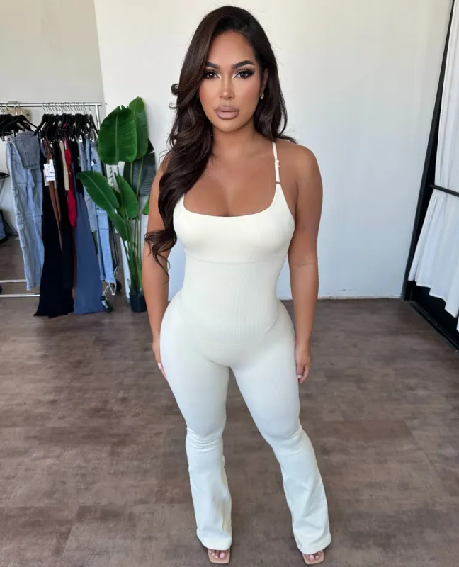 Daniella Jumpsuit (Ivory) sold by OOTDFash