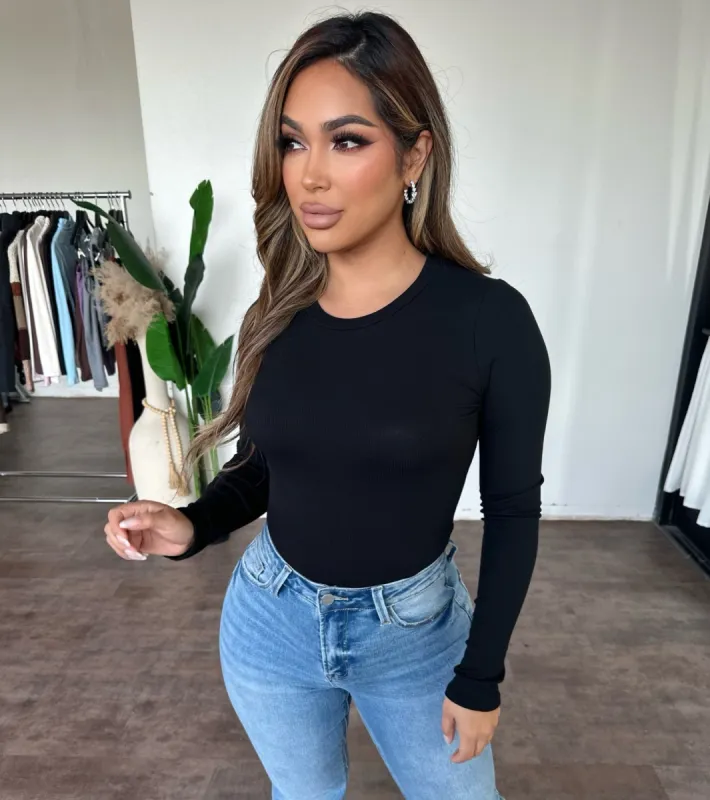 Ashley Bodysuit (Black) sold by OOTDFash