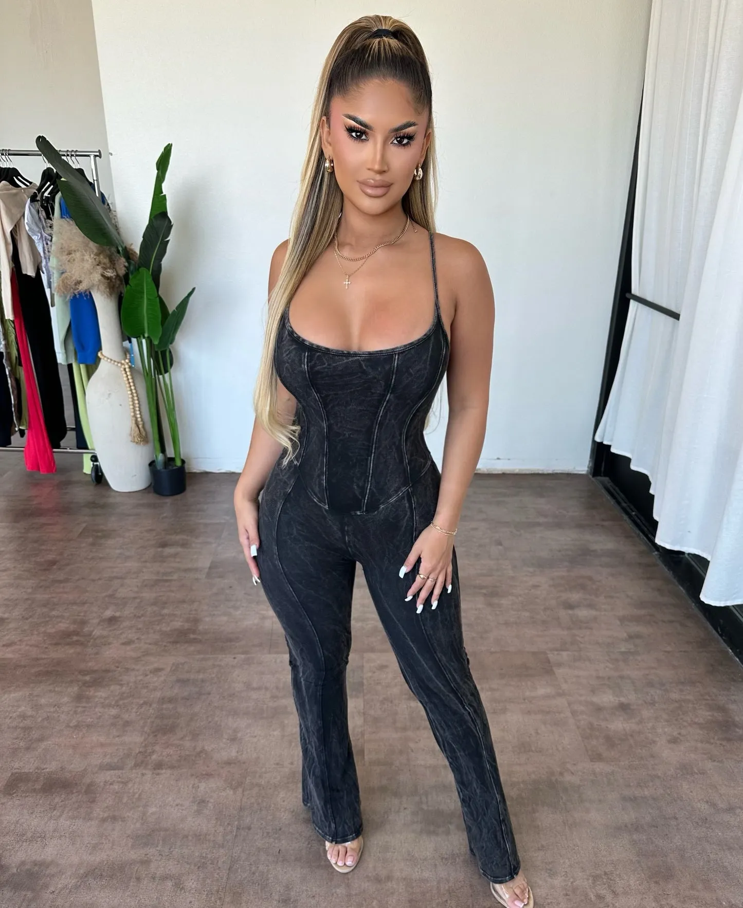 Nicole Jumpsuit (Black) sold by OOTDFash