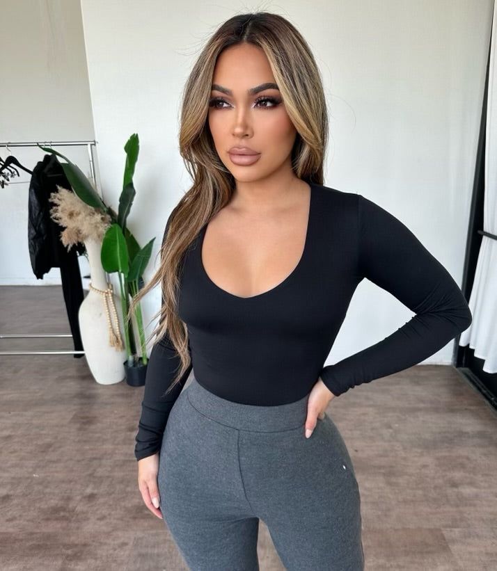 Bria Top (Black) sold by OOTDFash