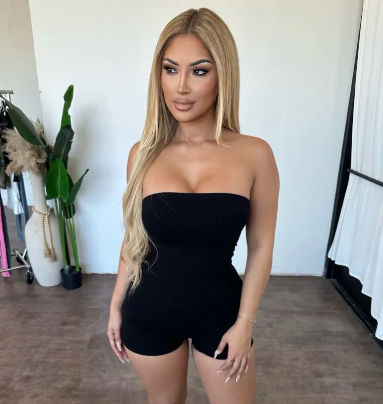 Noemi Romper (Black) sold by OOTDFash