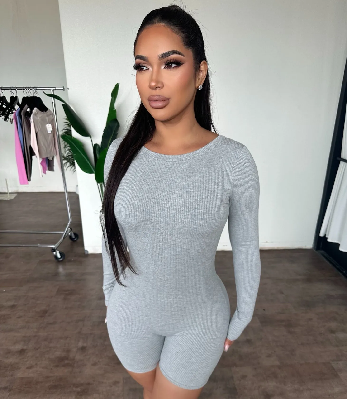 Hazel Romper (H Grey) sold by OOTDFash product image thumbnail 2