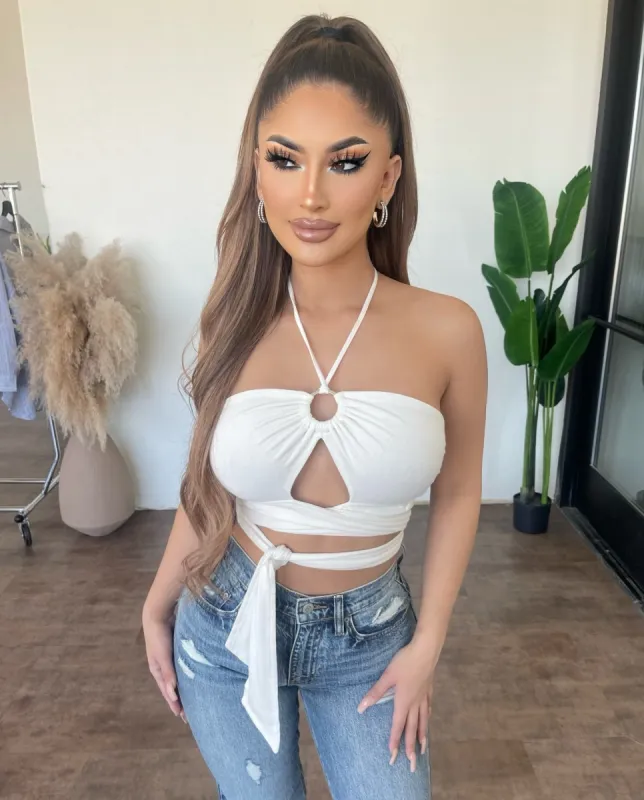 Eden Halter Top(Off White)Final Sale sold by OOTDFash