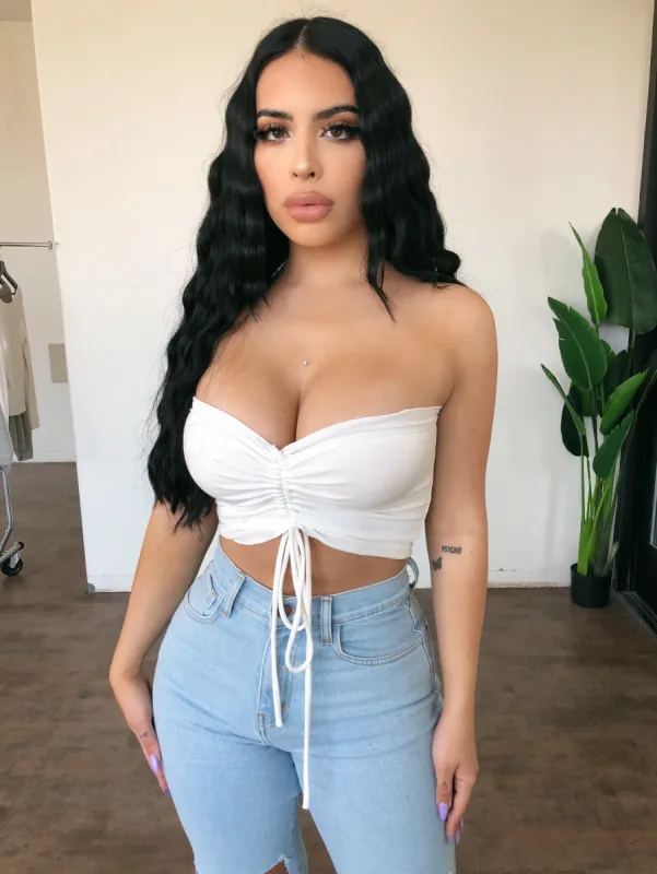 Viola Tube Top(White)(FINAL SALE) sold by OOTDFash