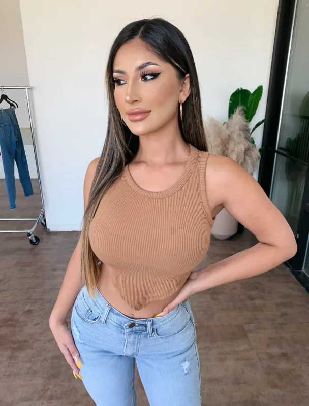 Jannet Tank Top(Caramel) sold by OOTDFash