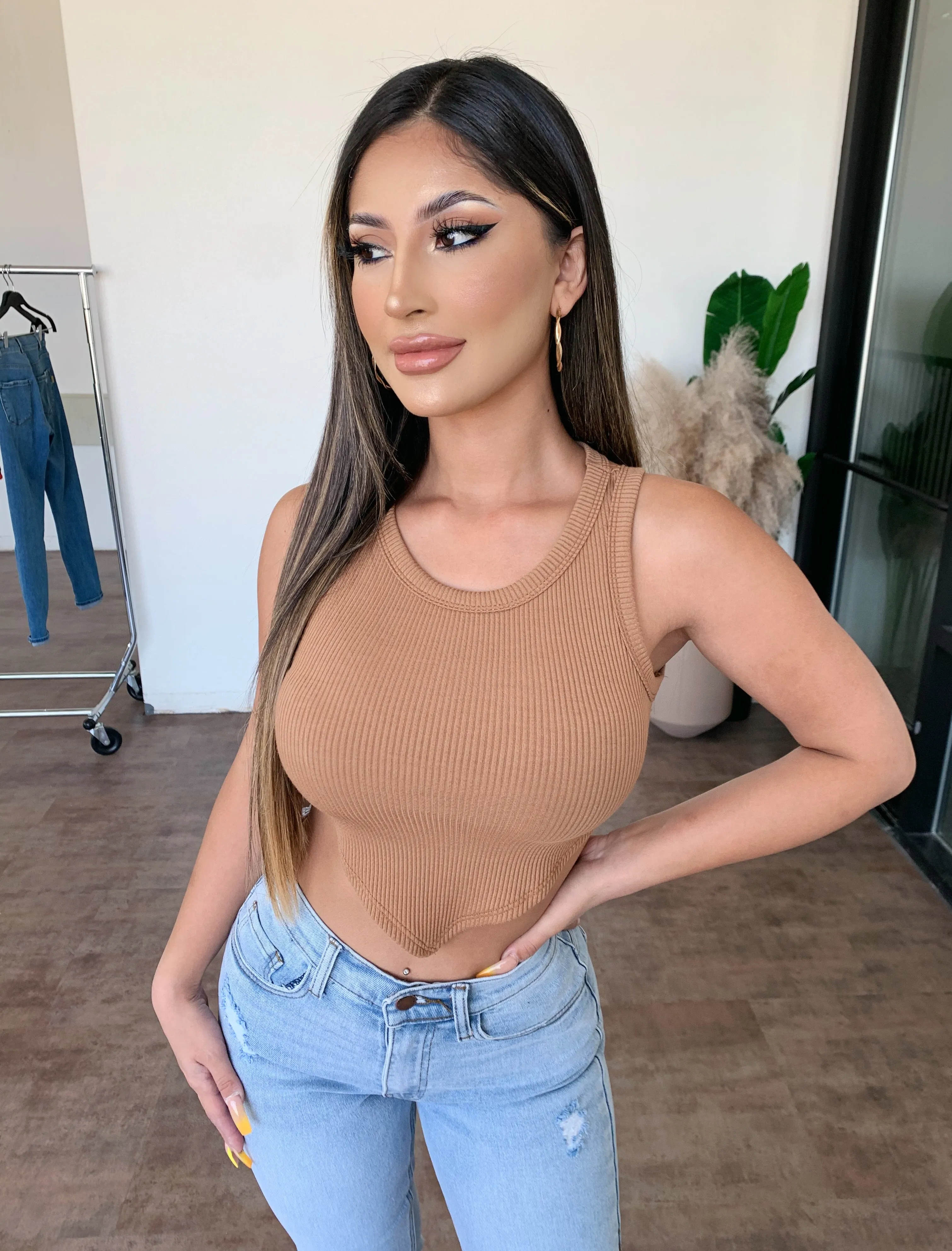 Jannet Tank Top(Caramel) sold by OOTDFash