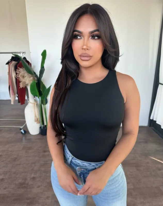 Viviana Bodysuit (Black) sold by OOTDFash