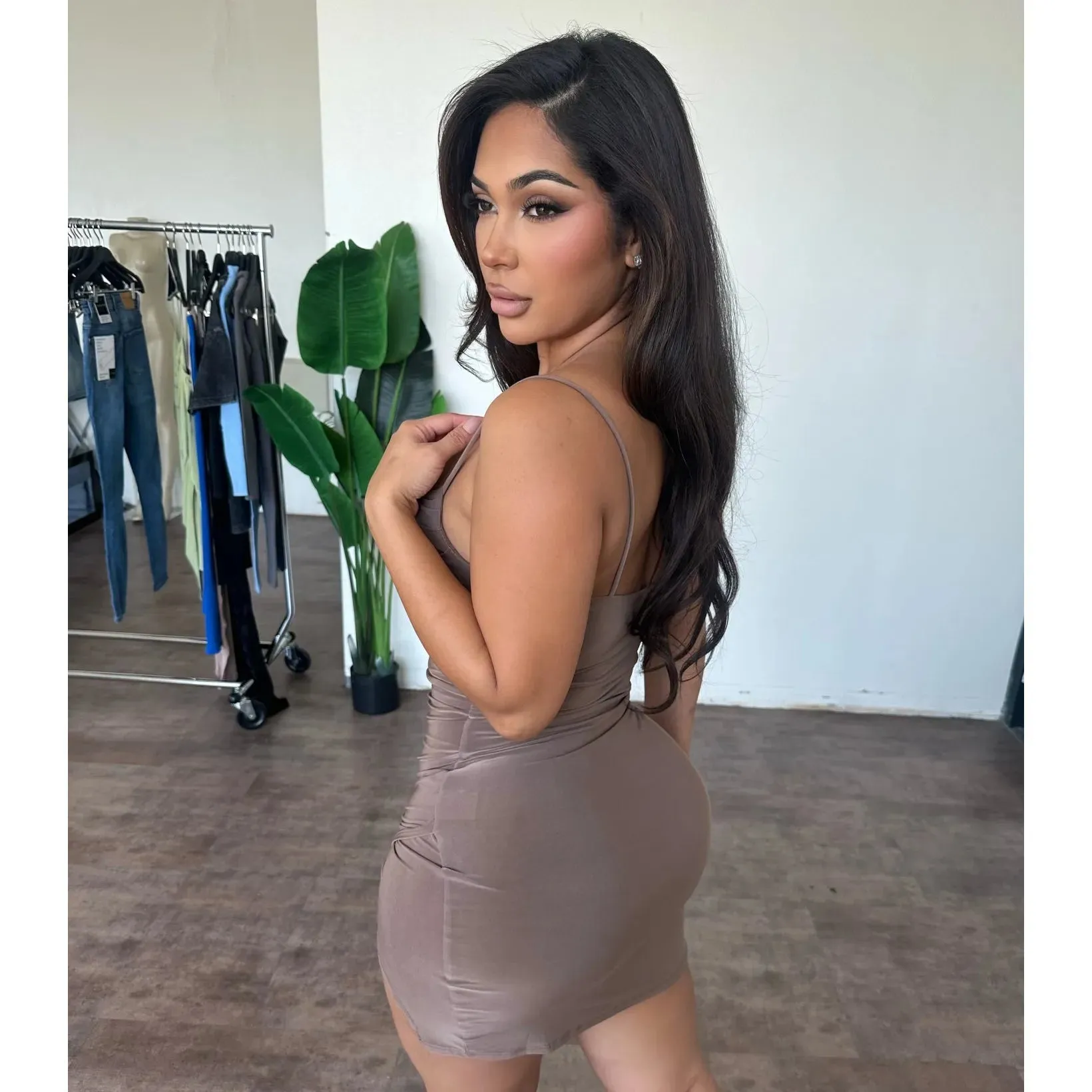 Michelle Dress (Toffee) sold by OOTDFash product image thumbnail 2